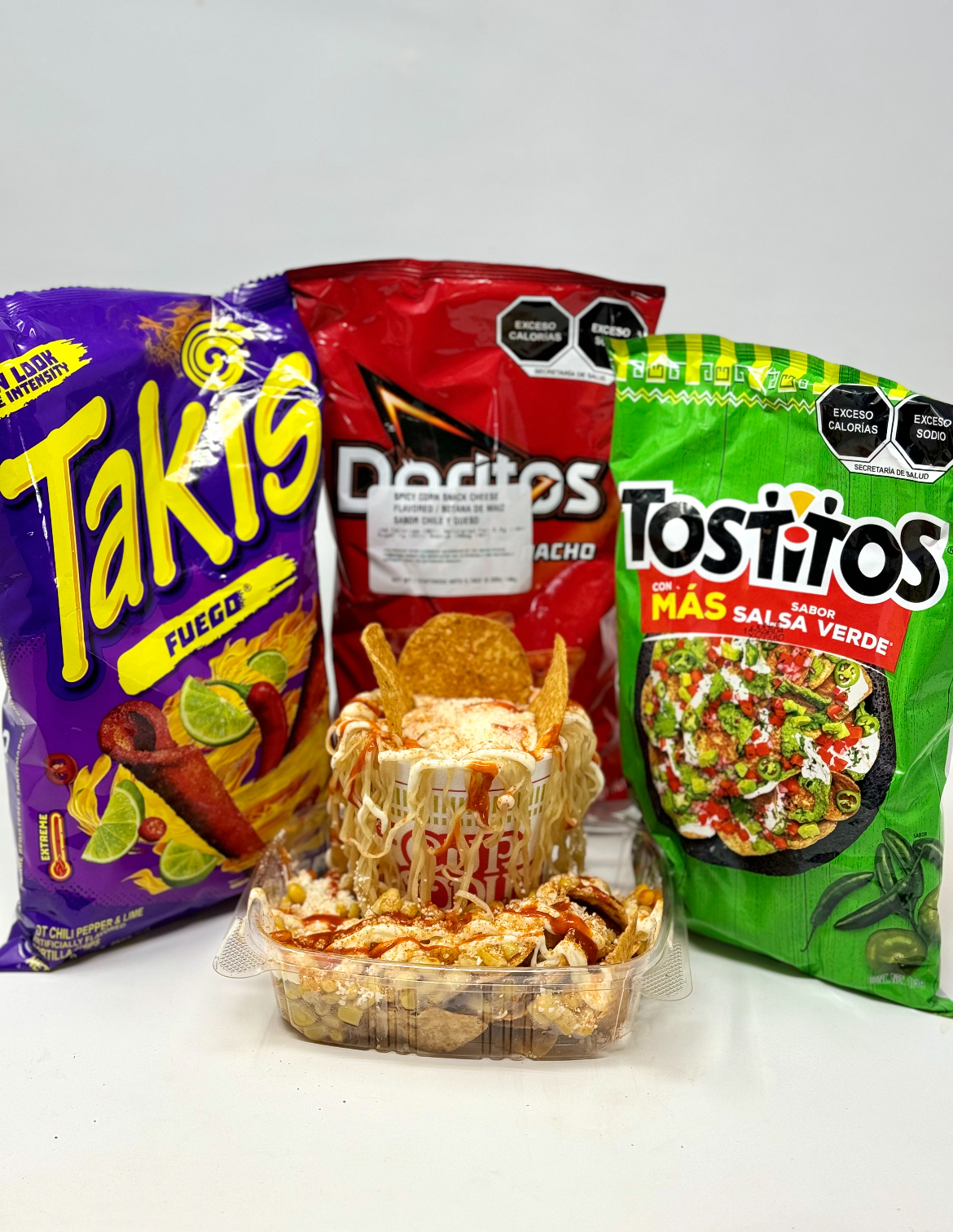 Arranged Food and Objects