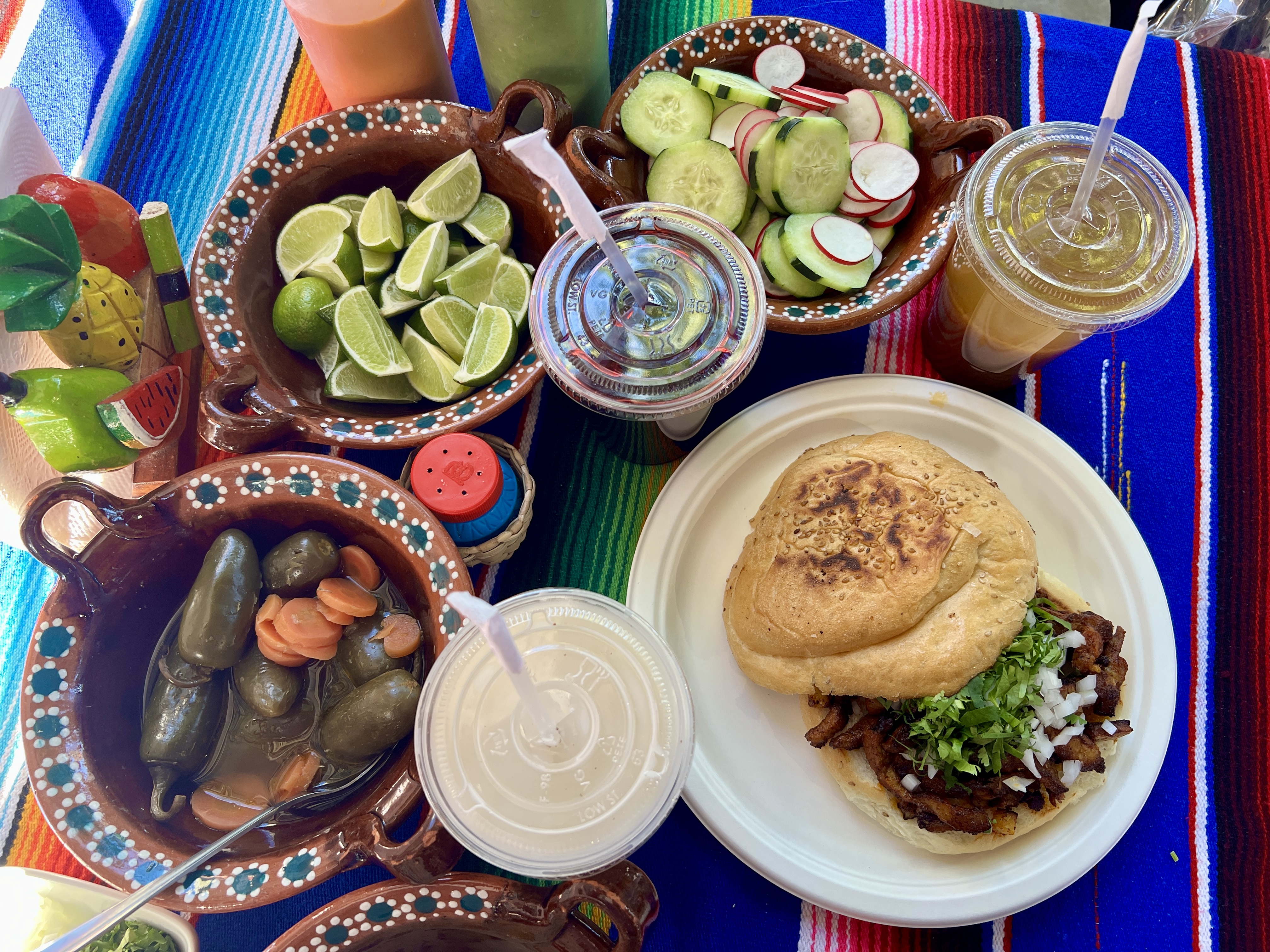 Arranged Food and Objects