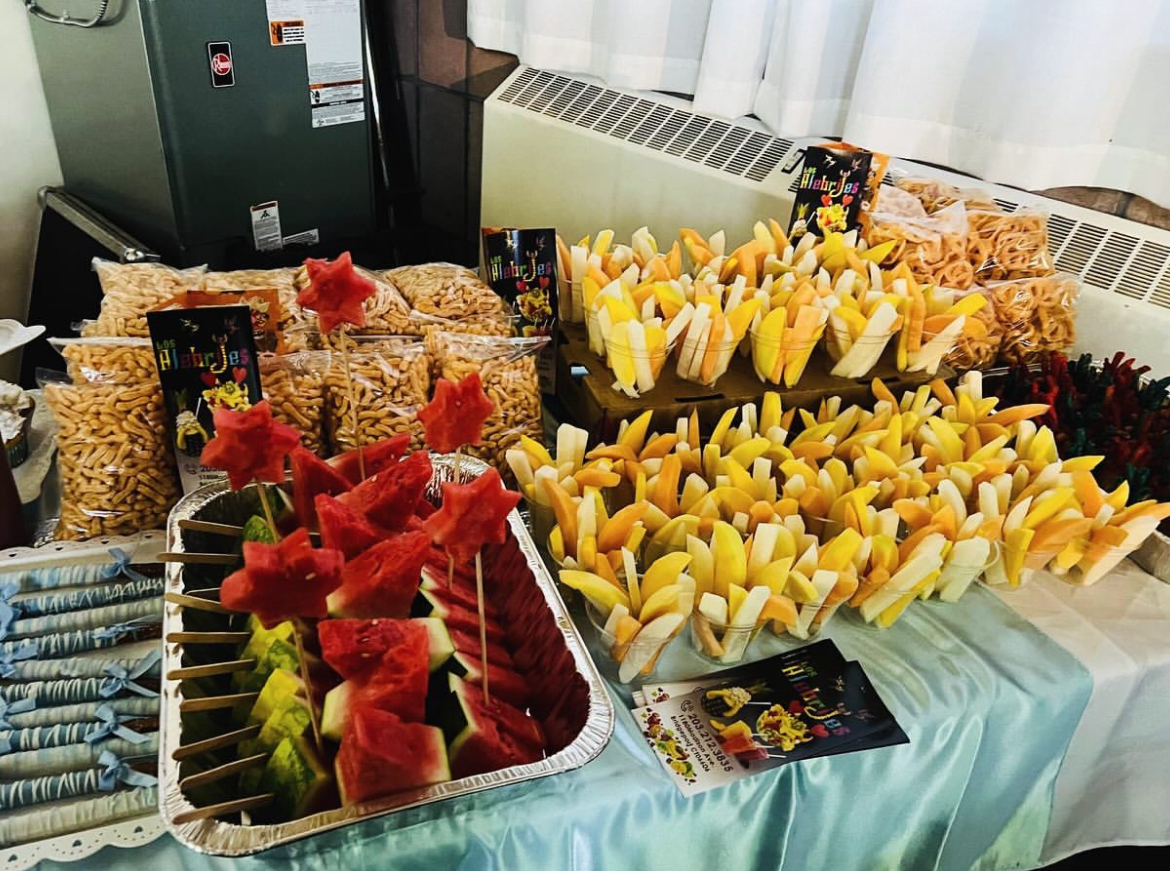 Arranged Food and Objects