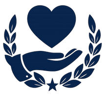 Symbol of compassion in navy blue.png