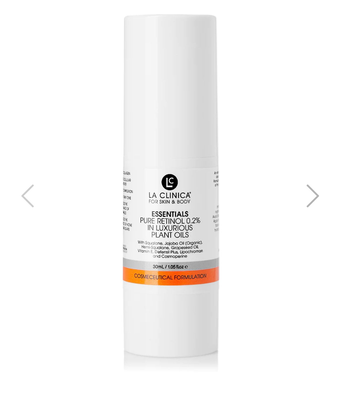 Pure Retinol 0.75% in Luxurious Plant Oils