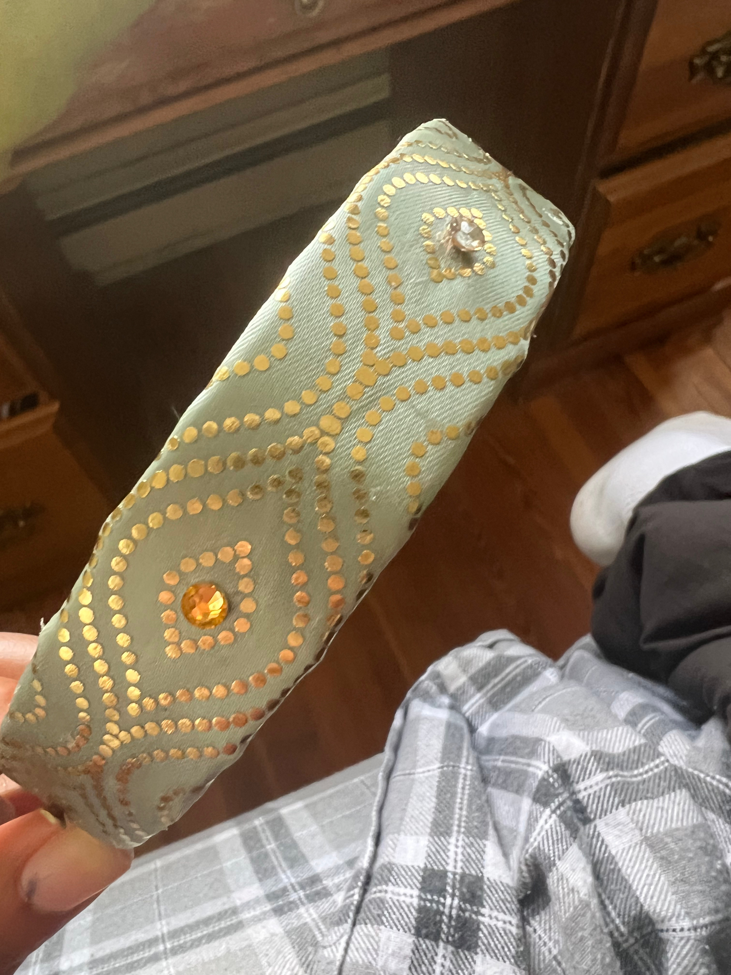 fabric and rhinestone headbands...more designs coming soon