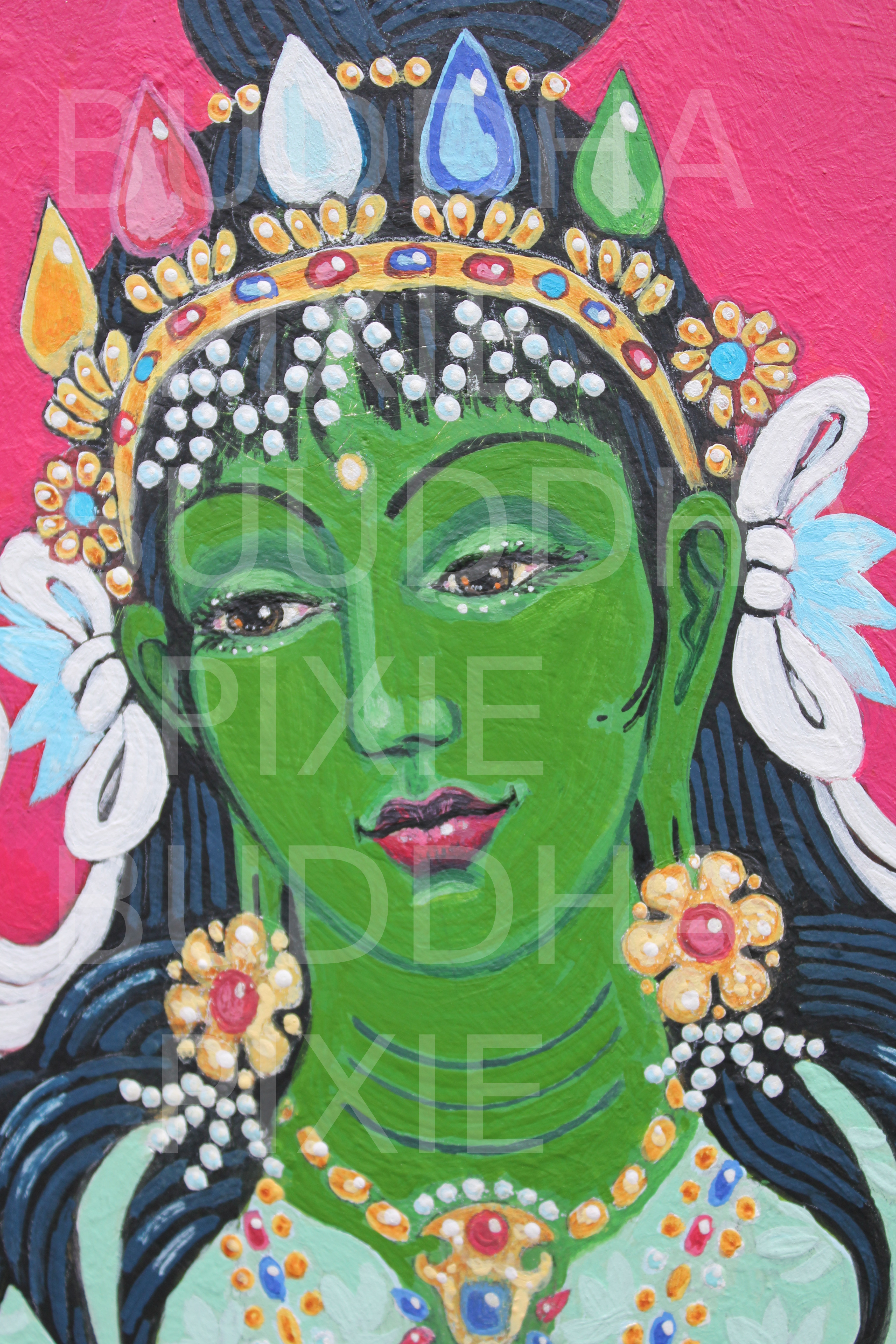 Green Tara (detail)
