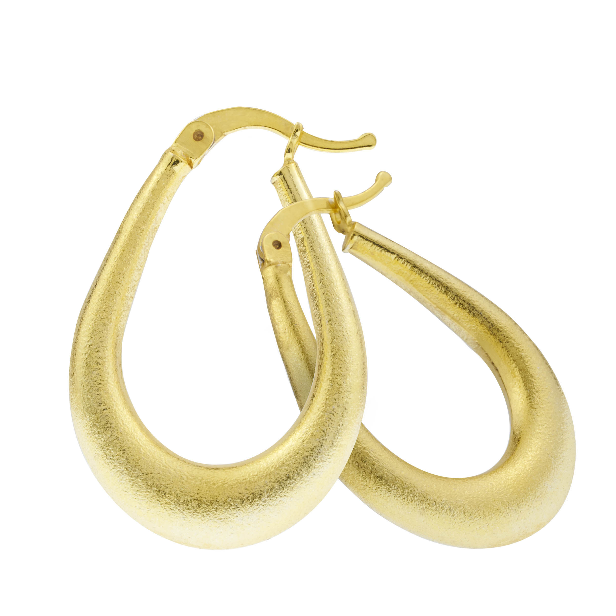 Oval Hoop Earrings