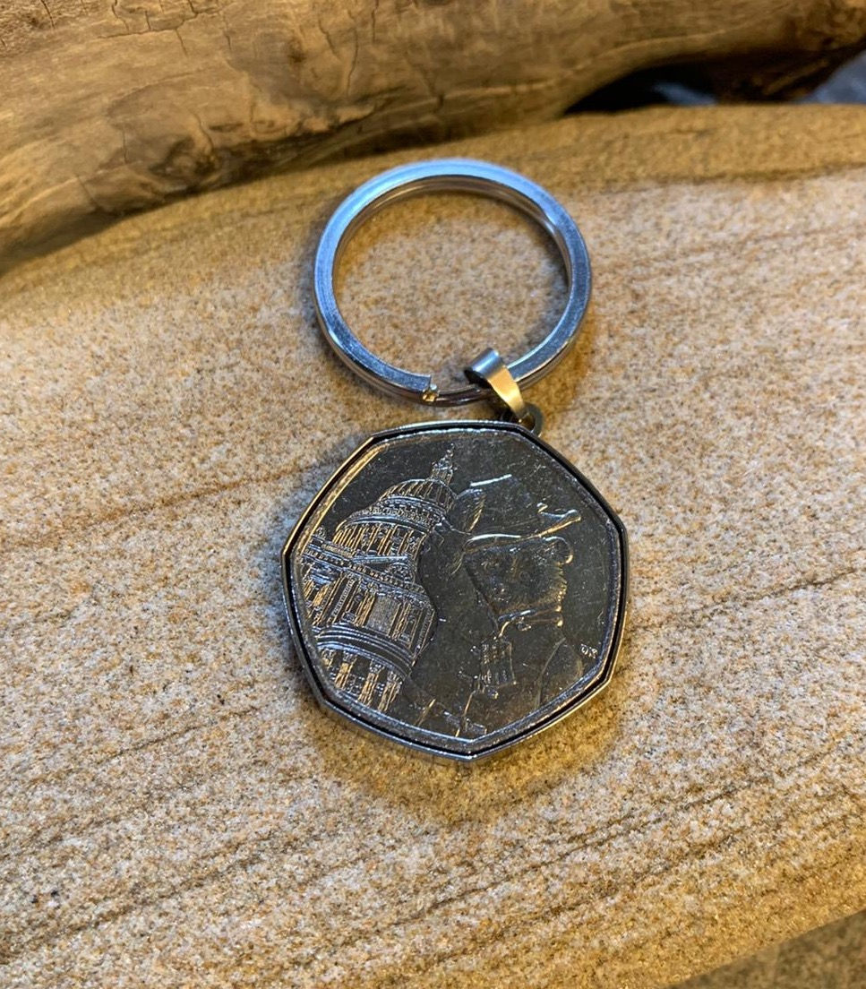 paddington 50p keyring