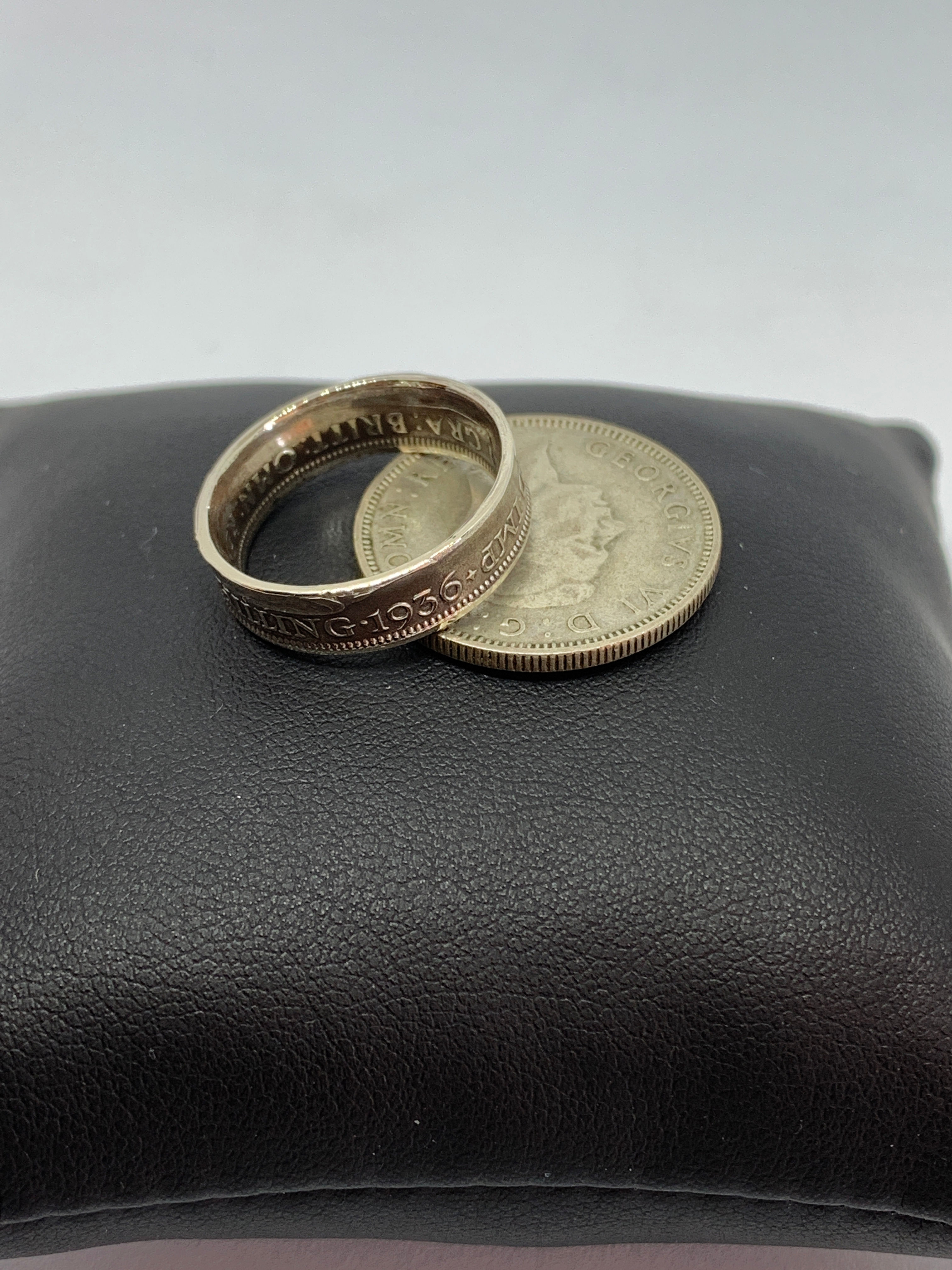 shilling coin ring