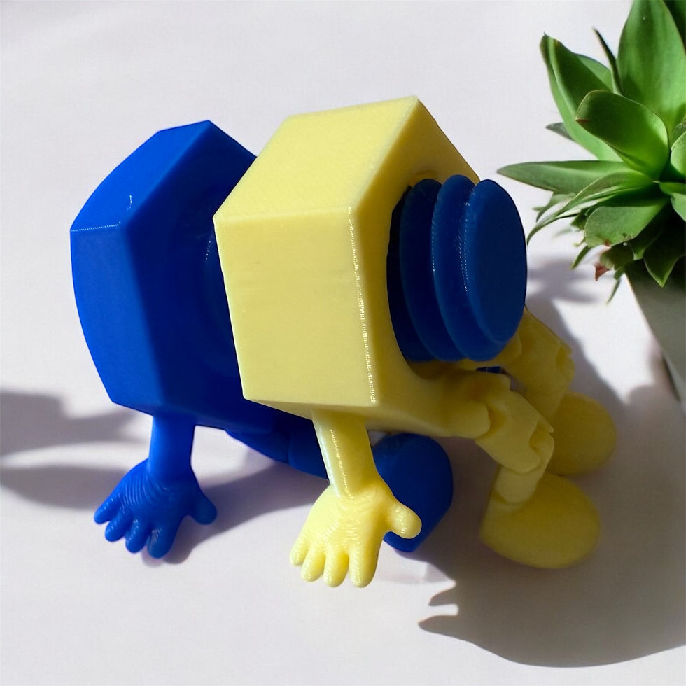 Thumbnail: mr and mrs nutty 3d printed love nuts couple figurines novelty gift uk