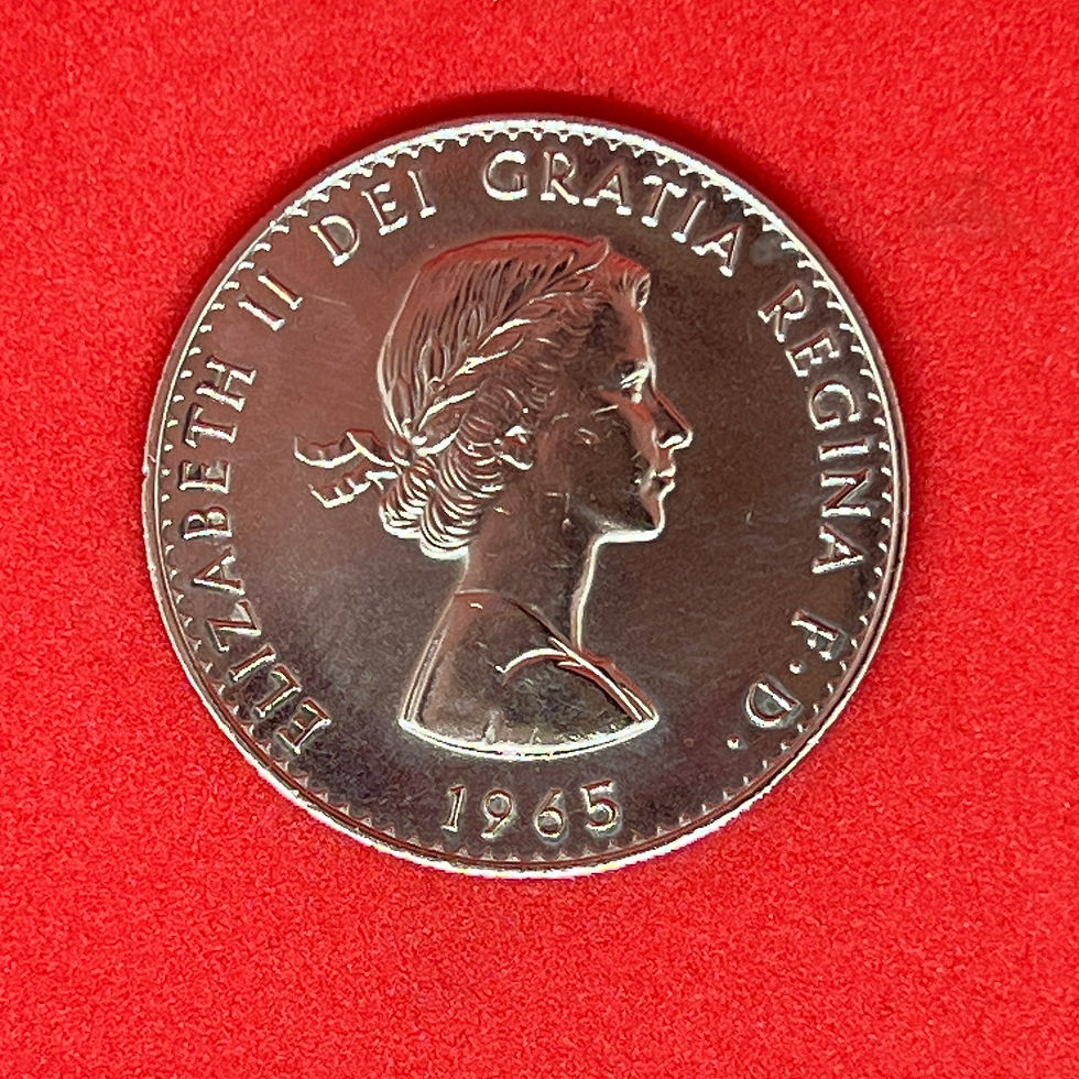 Thumbnail: Ouija Theme Engraved On An Old Crown Coin