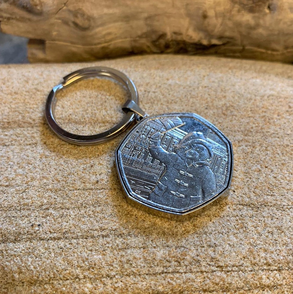paddington 50p keyring