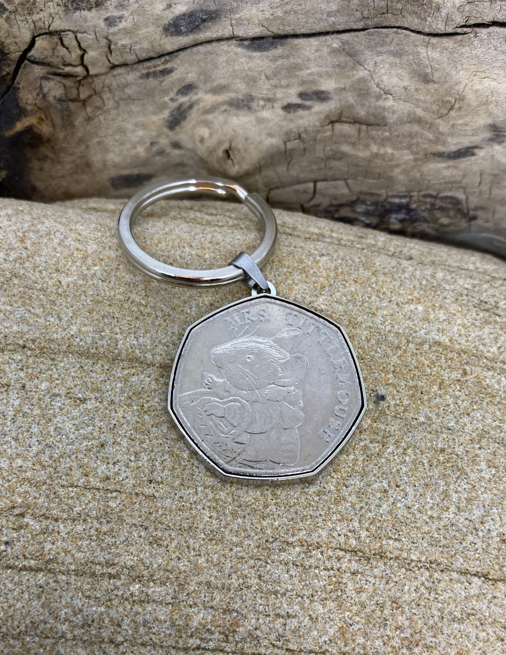 mrs tittlemouse keyring