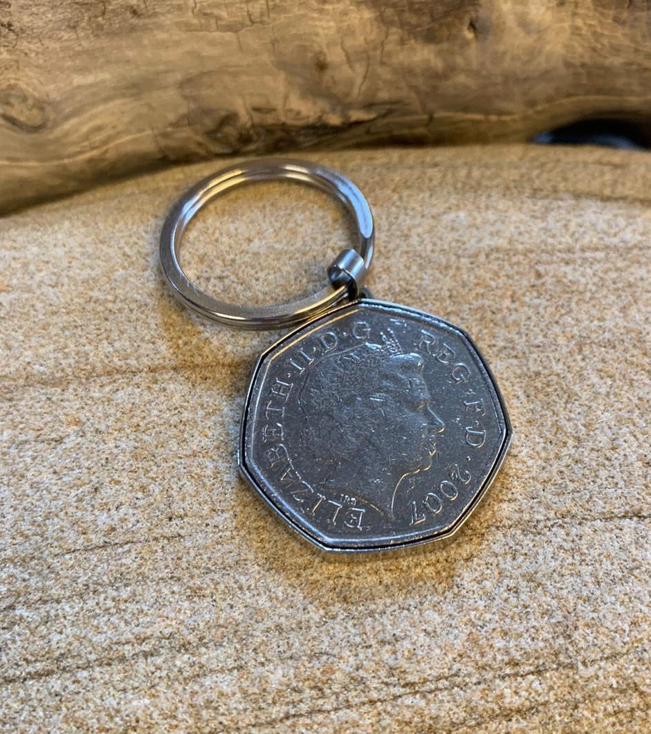 2007 50p keyring