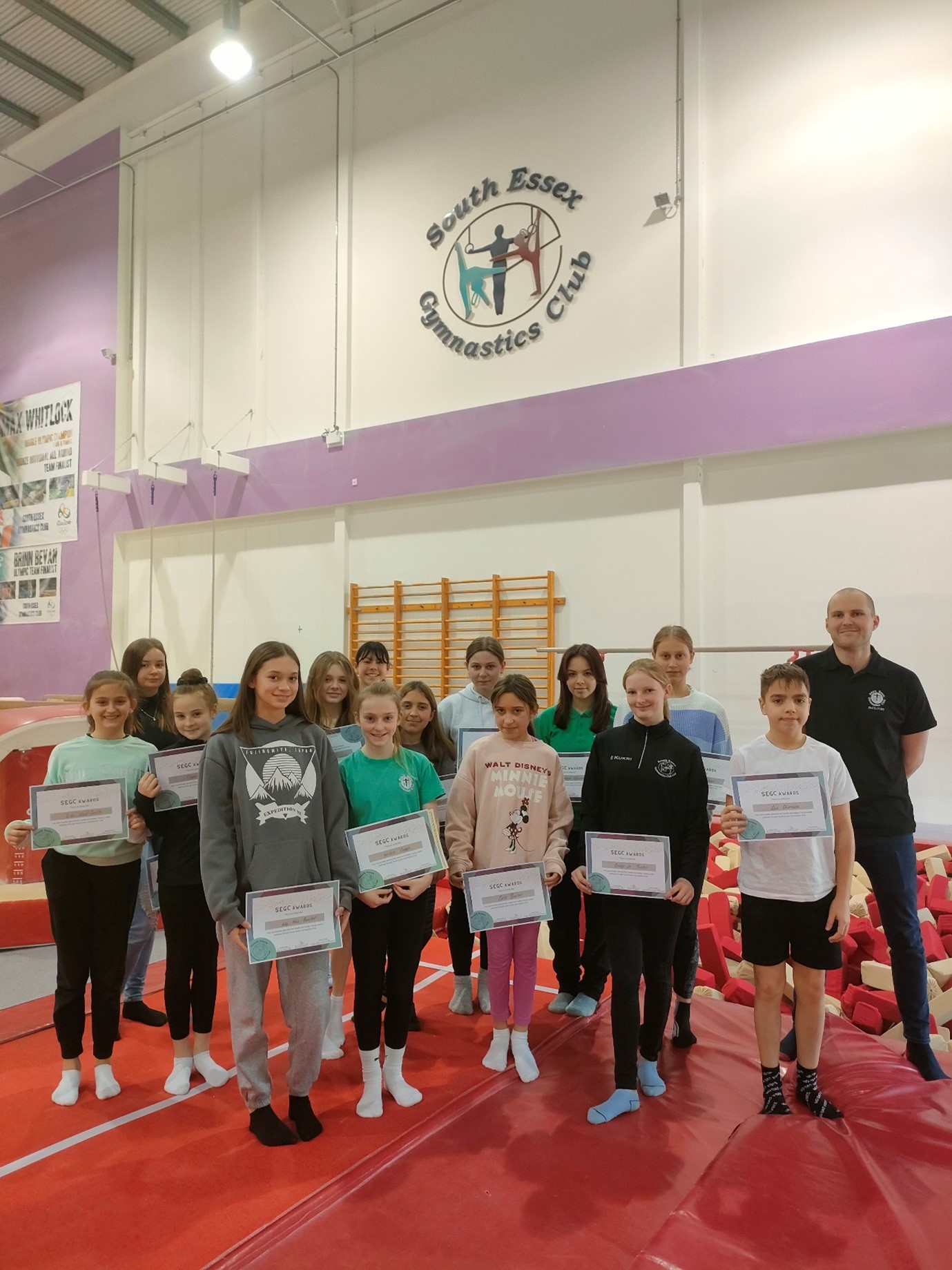 Young Leaders at the gym