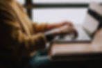 Girl with white laptop