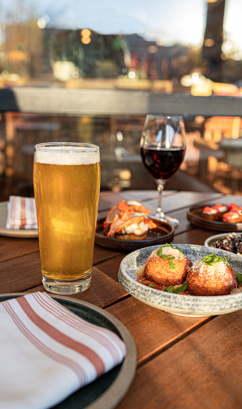 Arranged Food and Objects