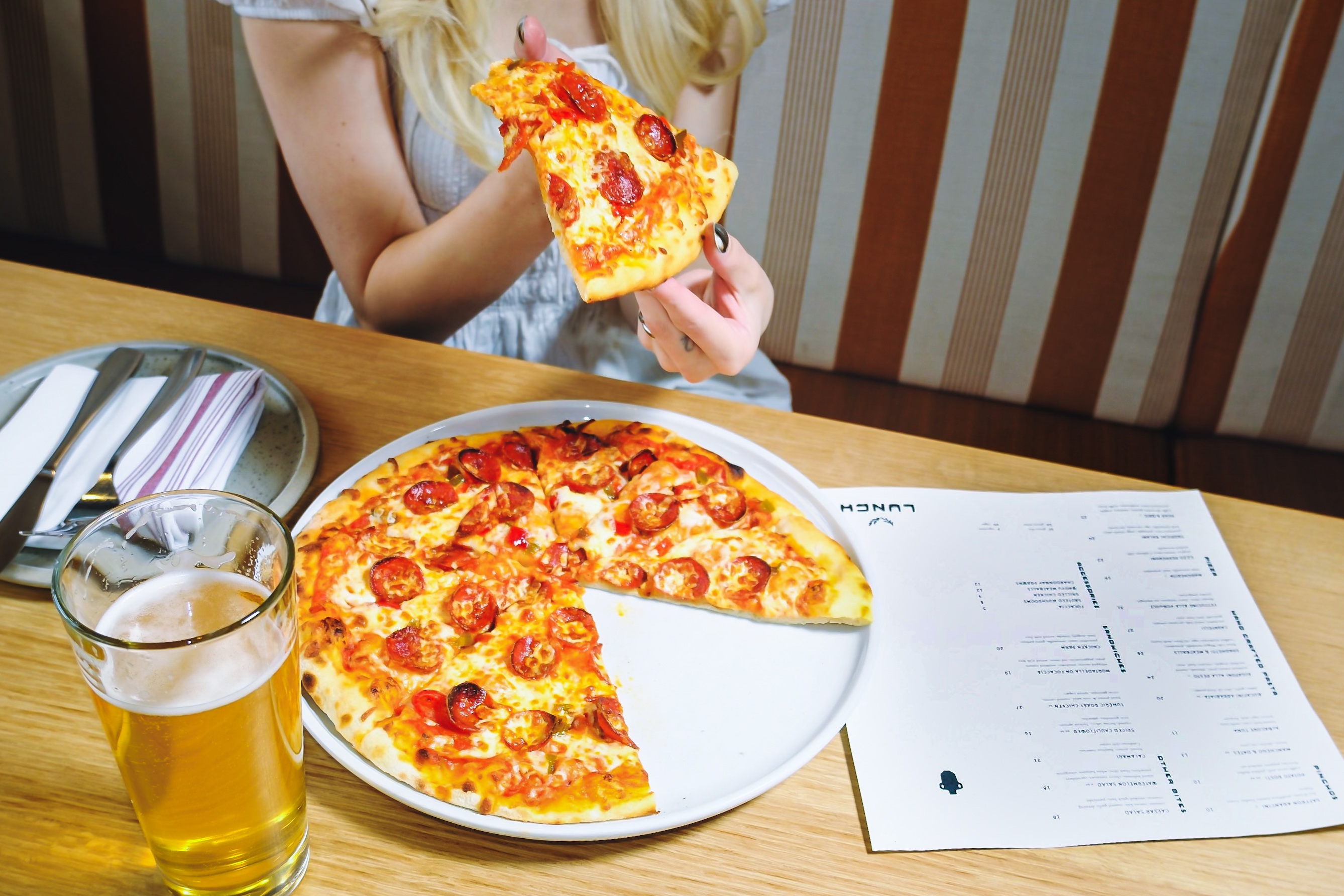 Arranged Food and Objects