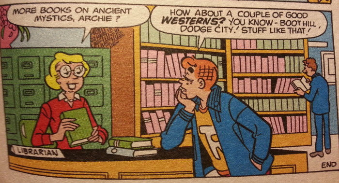 Archie Comic about how Google is a library and TikTok is a search engine