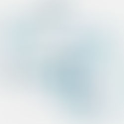 Blue and teal interconnected circles with lines on a light background, forming a complex network pattern.