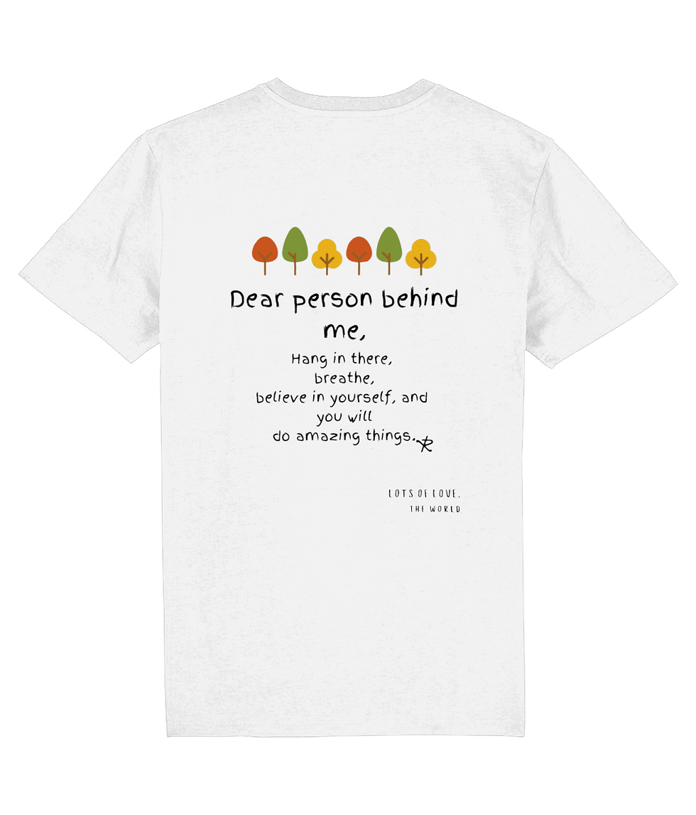 Thumbnail: White extra‑sizes shirt with the matching quote design, folded neatly for display