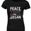 Thumbnail: Women Vegan: Peace Love Vegan (Shirt, Hoodie, Tanktop)