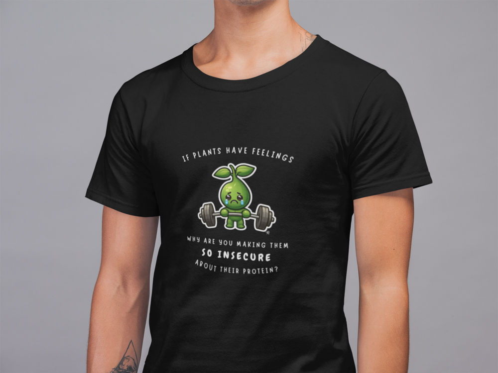 Men Vegan Funny: If Plants have Feelings (Shirt, Hoodie, Tanktop)