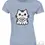Thumbnail: Light blue unisex t‑shirt featuring the “Vegan Life Cat” design with a cartoon cat.