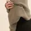 Thumbnail: Solid Open Front Ribbed Knit Shrug Cardigan