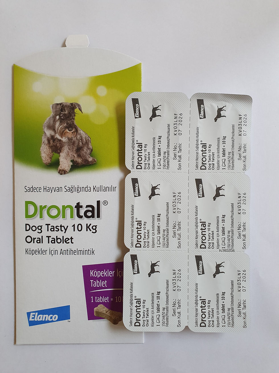 Elanco ( Bayer ) Drontal tablet (6 adet ) Vet Diets & Drugs