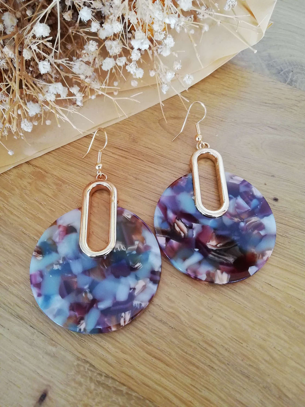 Miniature : Boucles d'oreilles suspendues Gaëlle 
