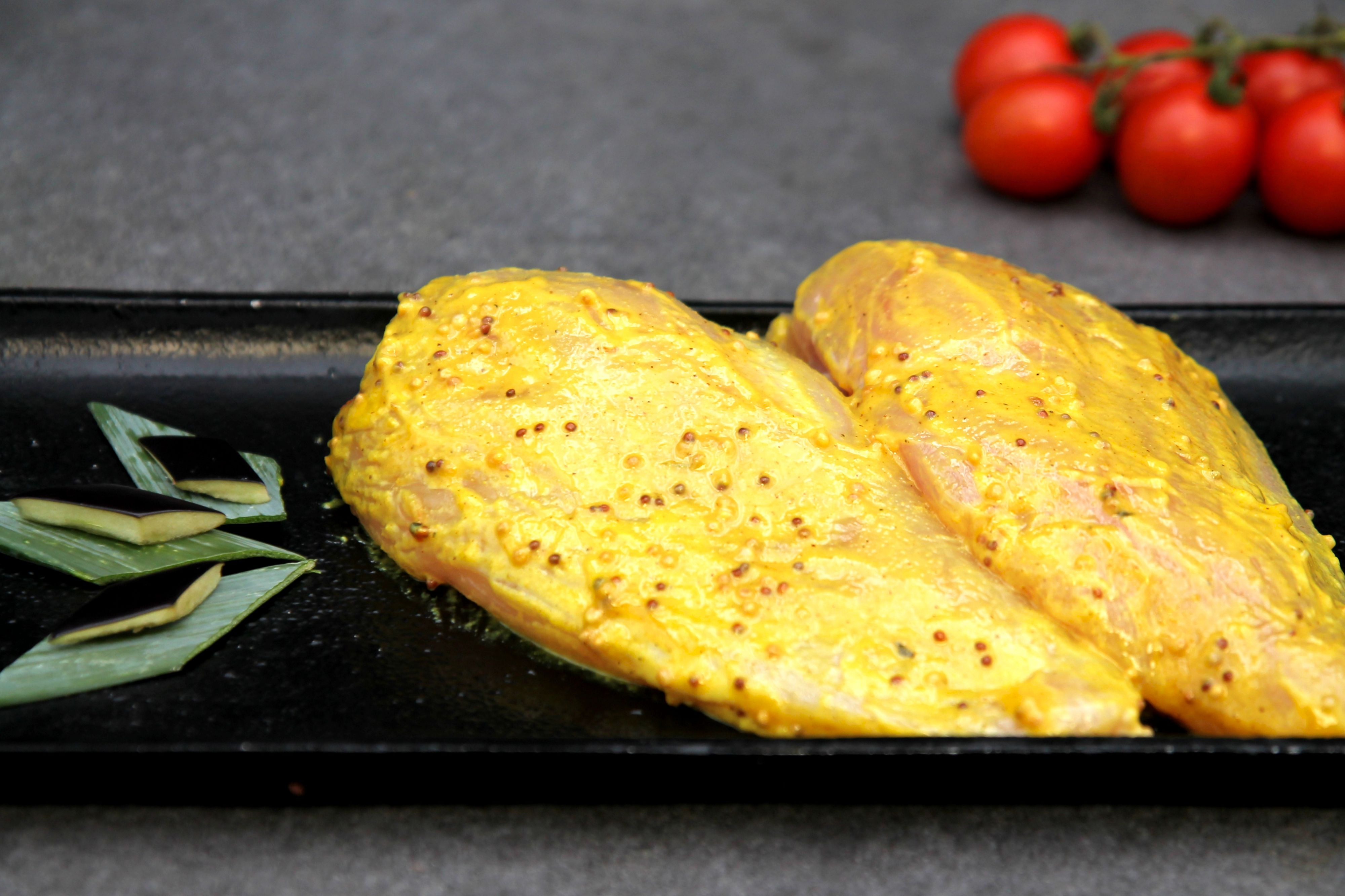 Filet de poulet mariné