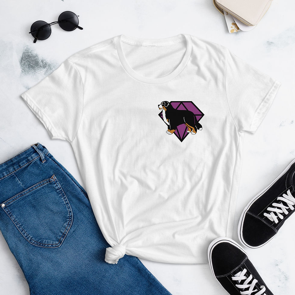 Thumbnail: Diamond Chest Women's short sleeve t-shirt
