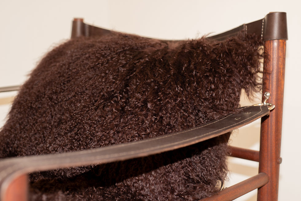 Thumbnail: Tibetan Shearling Luxury Accent Pillow