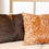 Thumbnail: Tawny Brindle and Caramel Speckle Cowhide Luxury Accent Pillows