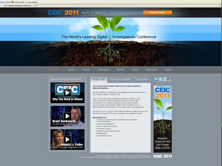 CEIC 2011 Website Design