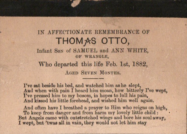 Thomas Otto White - 1882