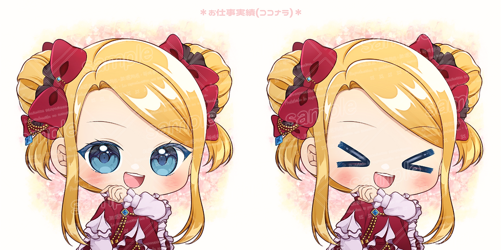 ココナラSDアイコンご依頼イラスト