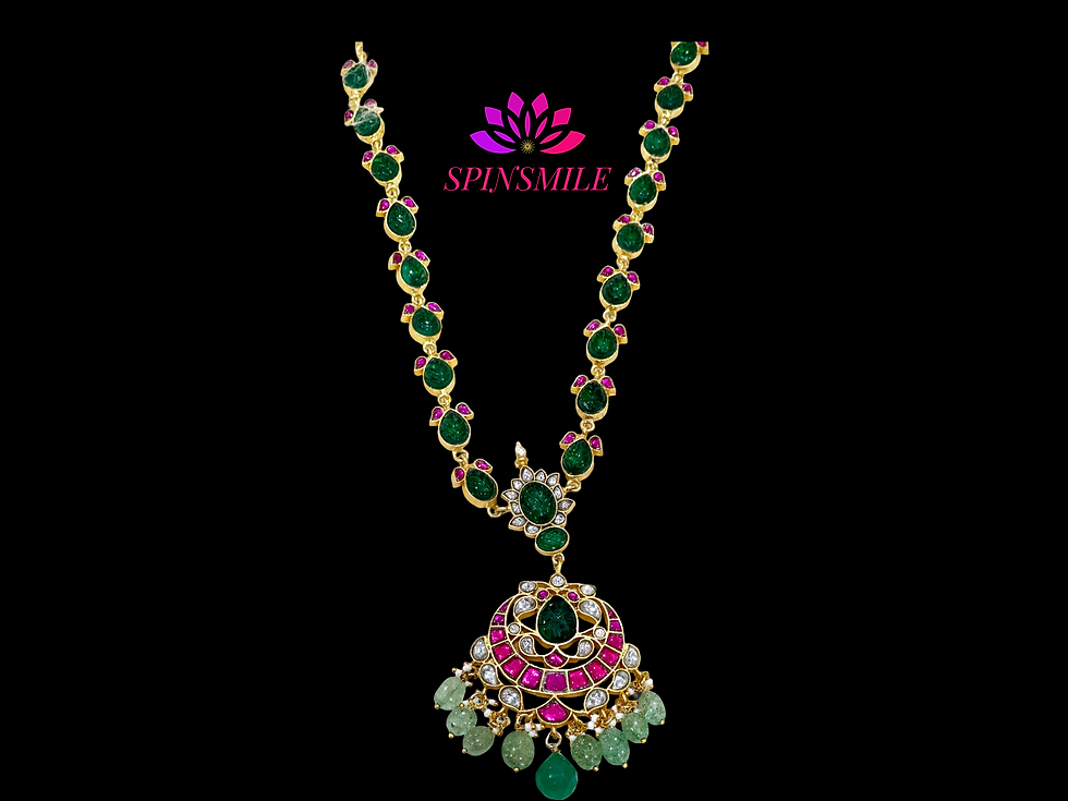 temple Jewellery set/ AISHWARYA Temple Necklace Set/trisha temple set
