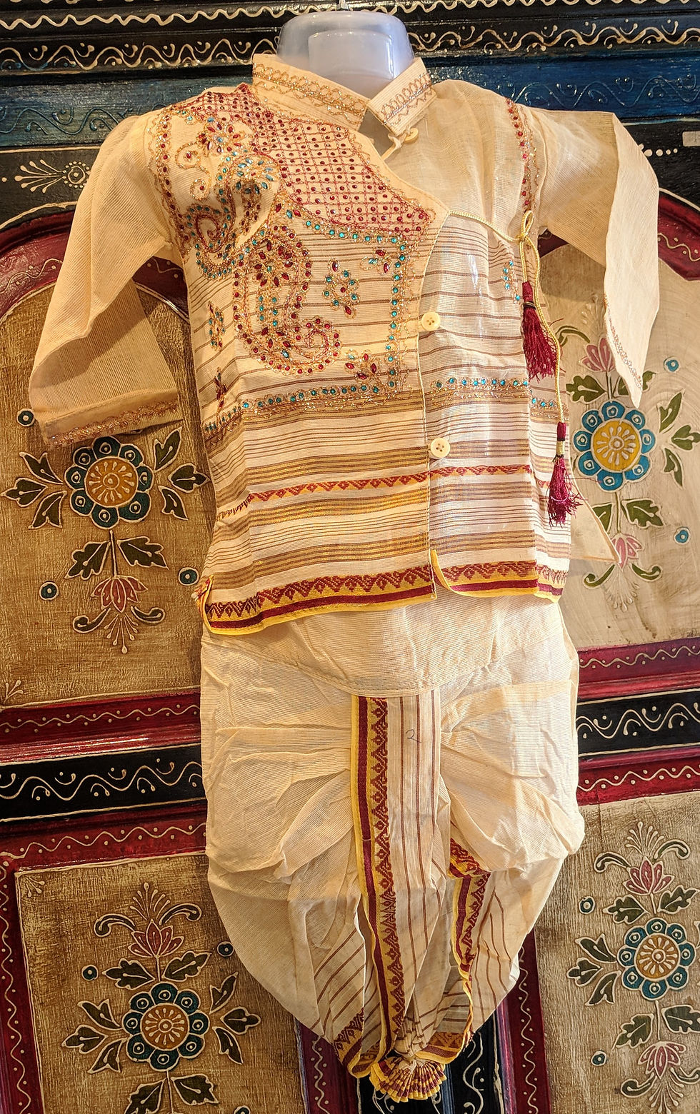 Boys Cotton Dhoti and Kurta Set