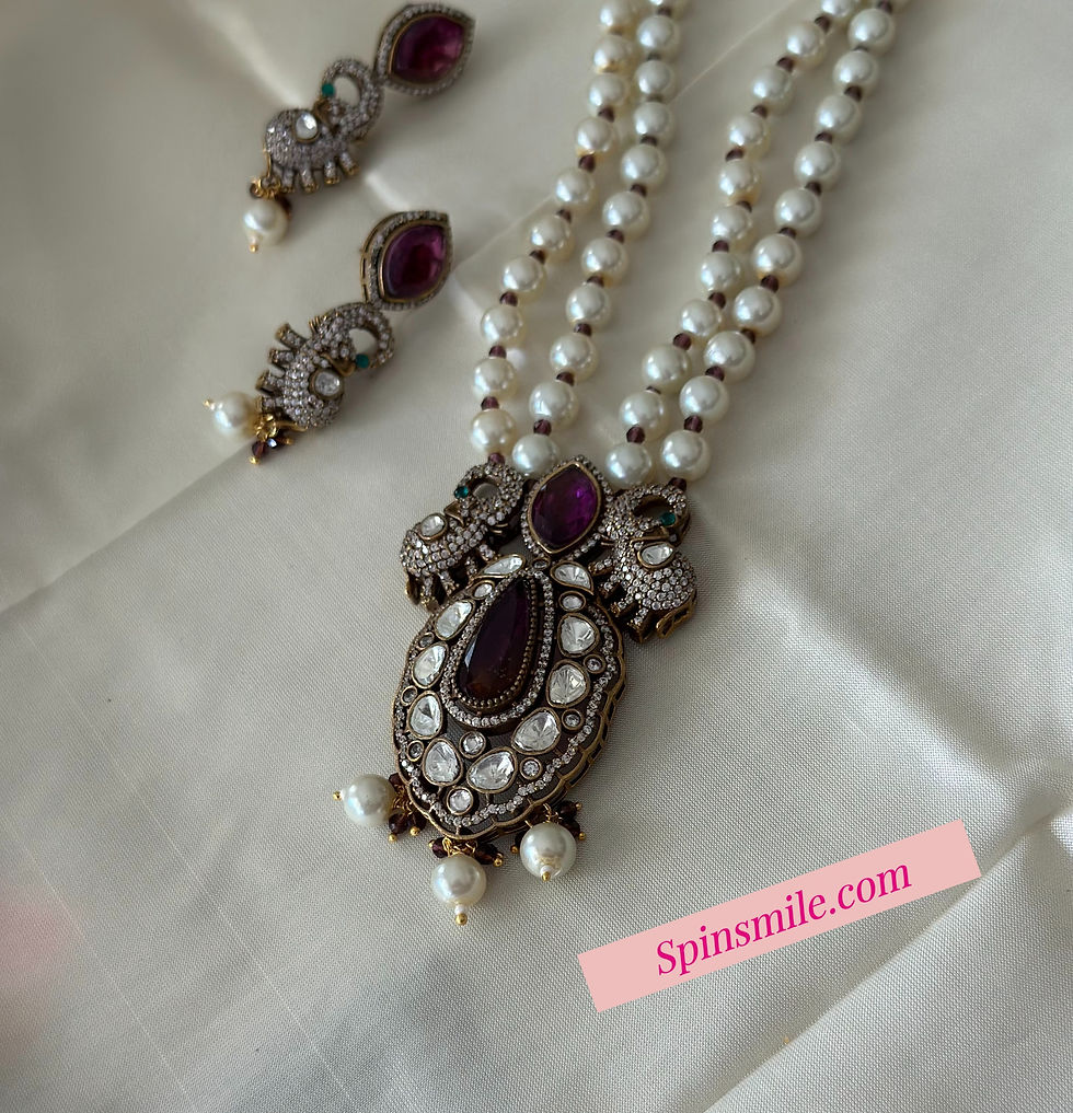 Heirloom Long Beaded Necklace
