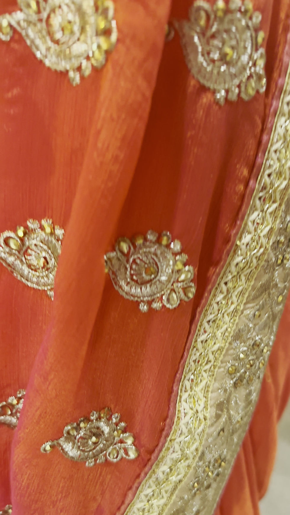 Thumbnail: Satin silk for party wear/crepe silk for parties and wedding wear/designer wear/
