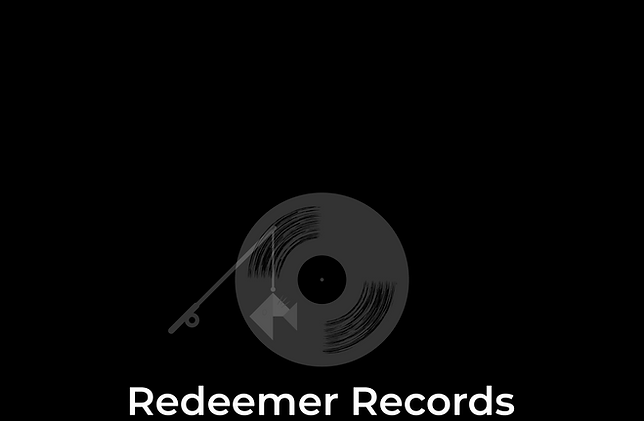 Redeemer Records White on Black Logo