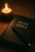 Bible and Candle