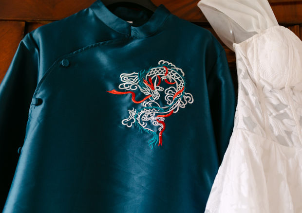 svatební detail vietnamská svatba