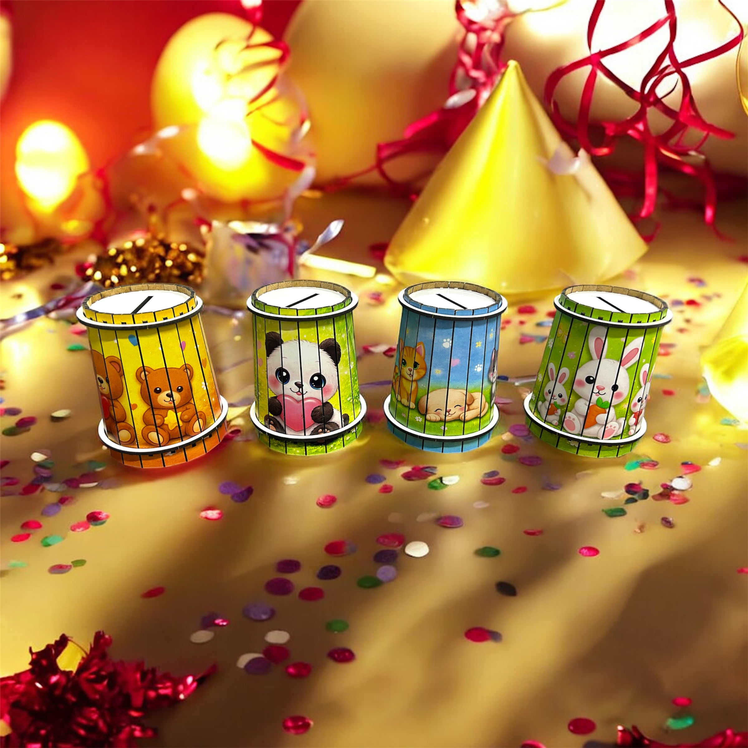 Wild Fish Ahşap Kumabara Sevimli Karakterler