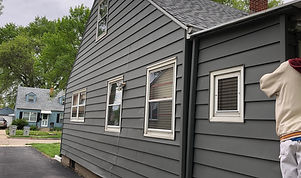 Exterior Ranch Style Home Paint Job