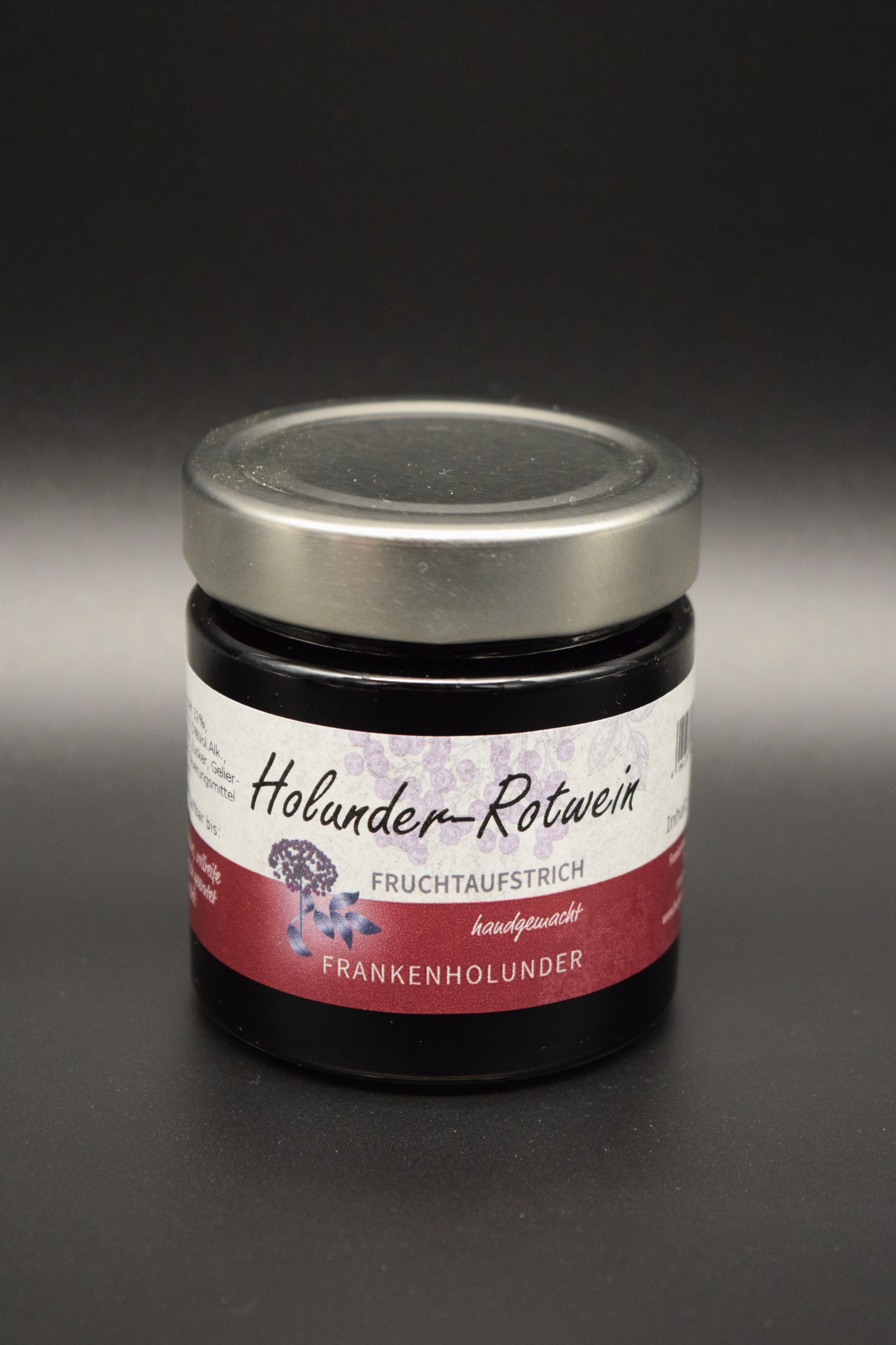 Holunder-Rotwein Fruchtaufstrich 250g