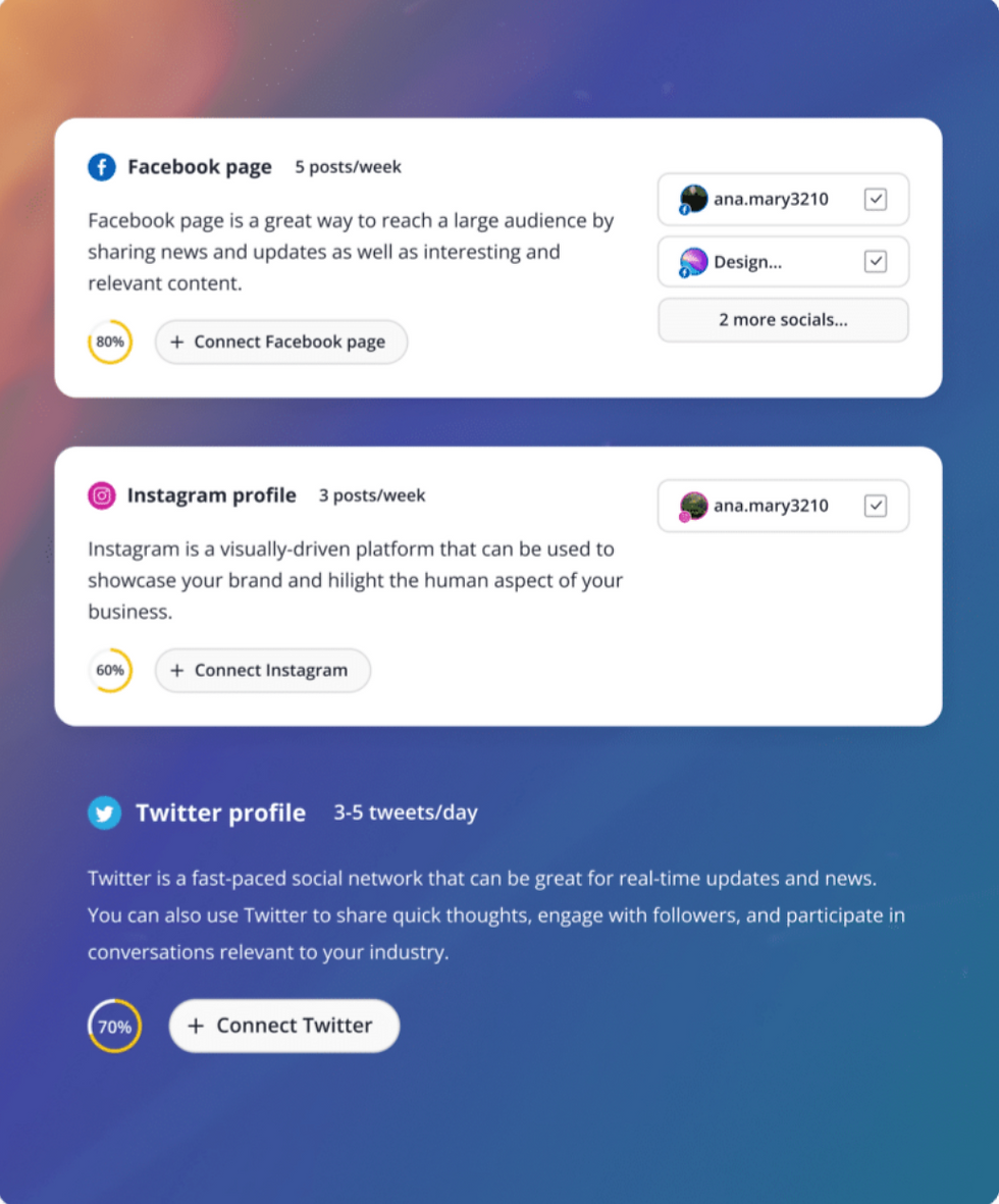 Socialbee's Copilot Recommendations. Source