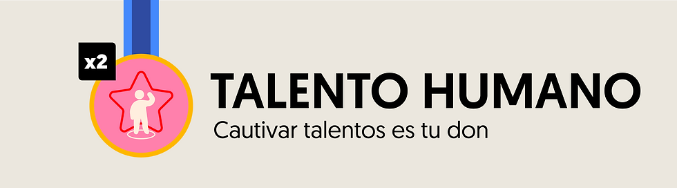La medalla de Talento Humano se utilizó dos (2) veces.
