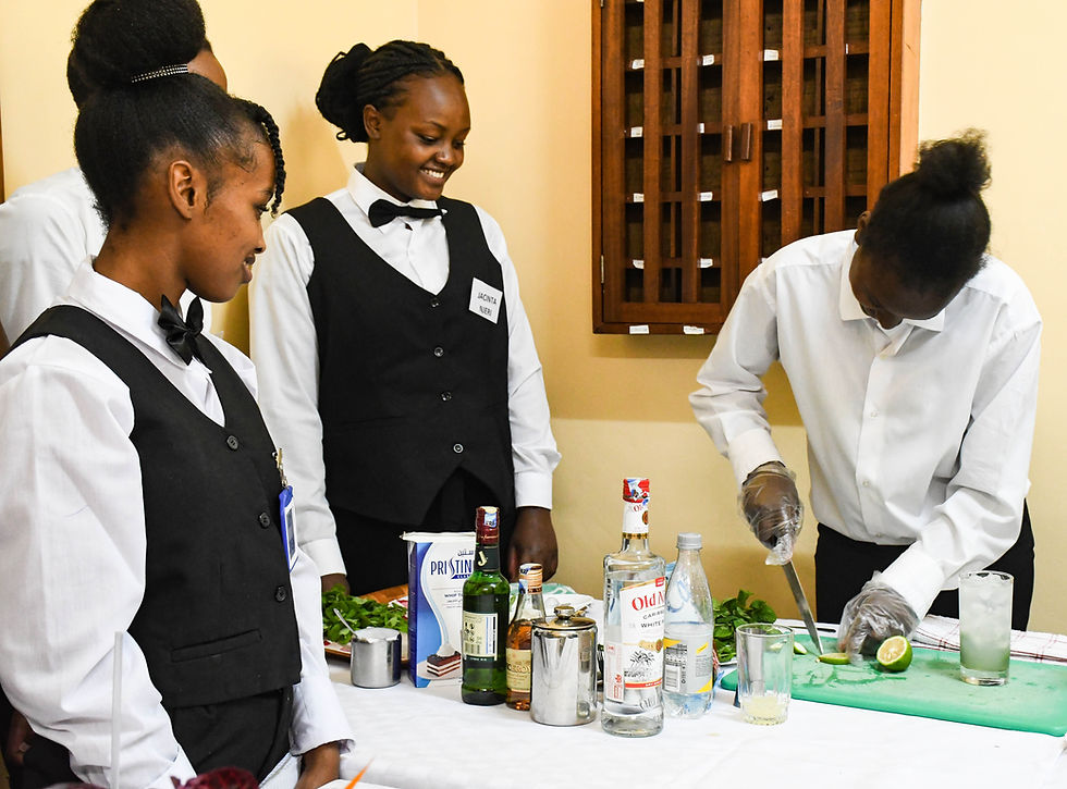 food service class at kimlea