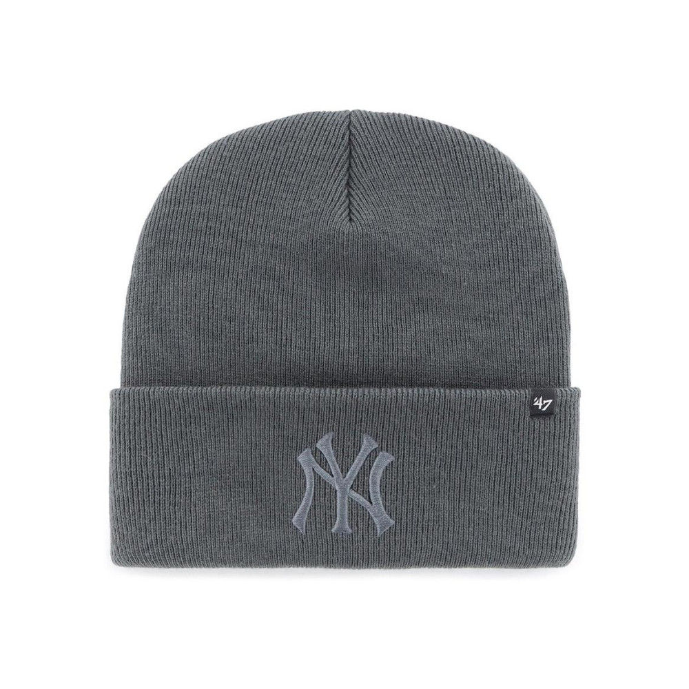 Сіра шапка з вишитим логотипом New York Yankees. Шапка 47 Brand MLB NY YANKEES RAISED