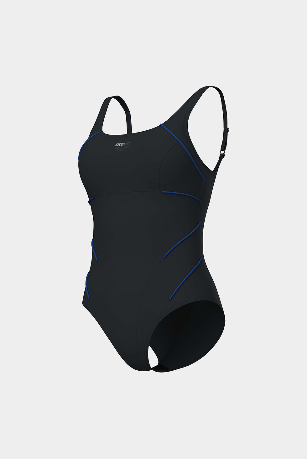 Прев'ю: Жіночий закритий купальник Arena JEWEL ONE PIECE R night grey-bright blue